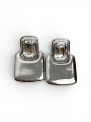 Crystal Frame Earrings