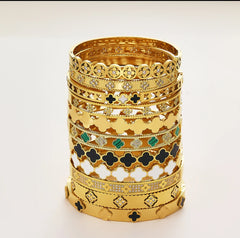 Bee Clover Bangles